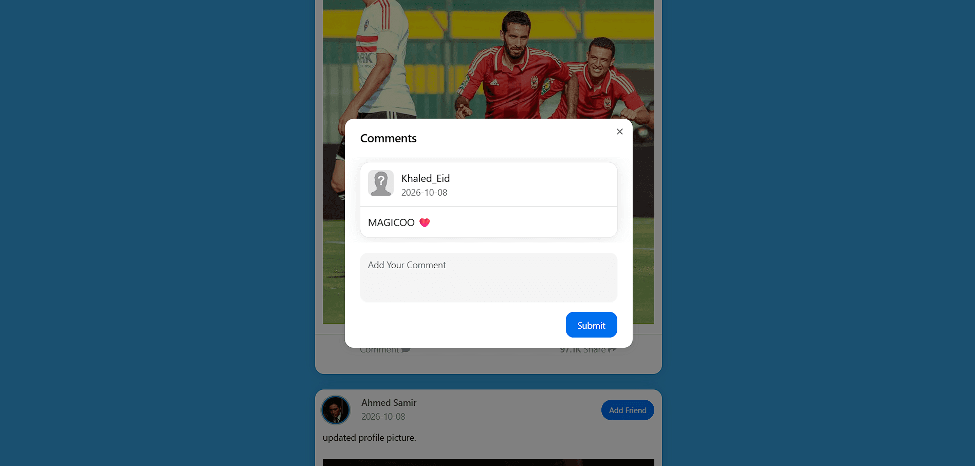 Making Comment Screenshot